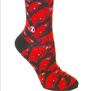 NCAA Razorbacks knee high logo zoo-zat socks